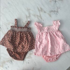 Carter’s Baby Girl Dress/ romper one piece bundle 6 months